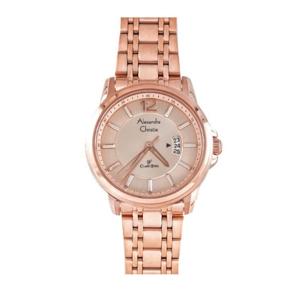 Alexandre Christie AC 8683 Full Rosegold Lady LDBRGLN